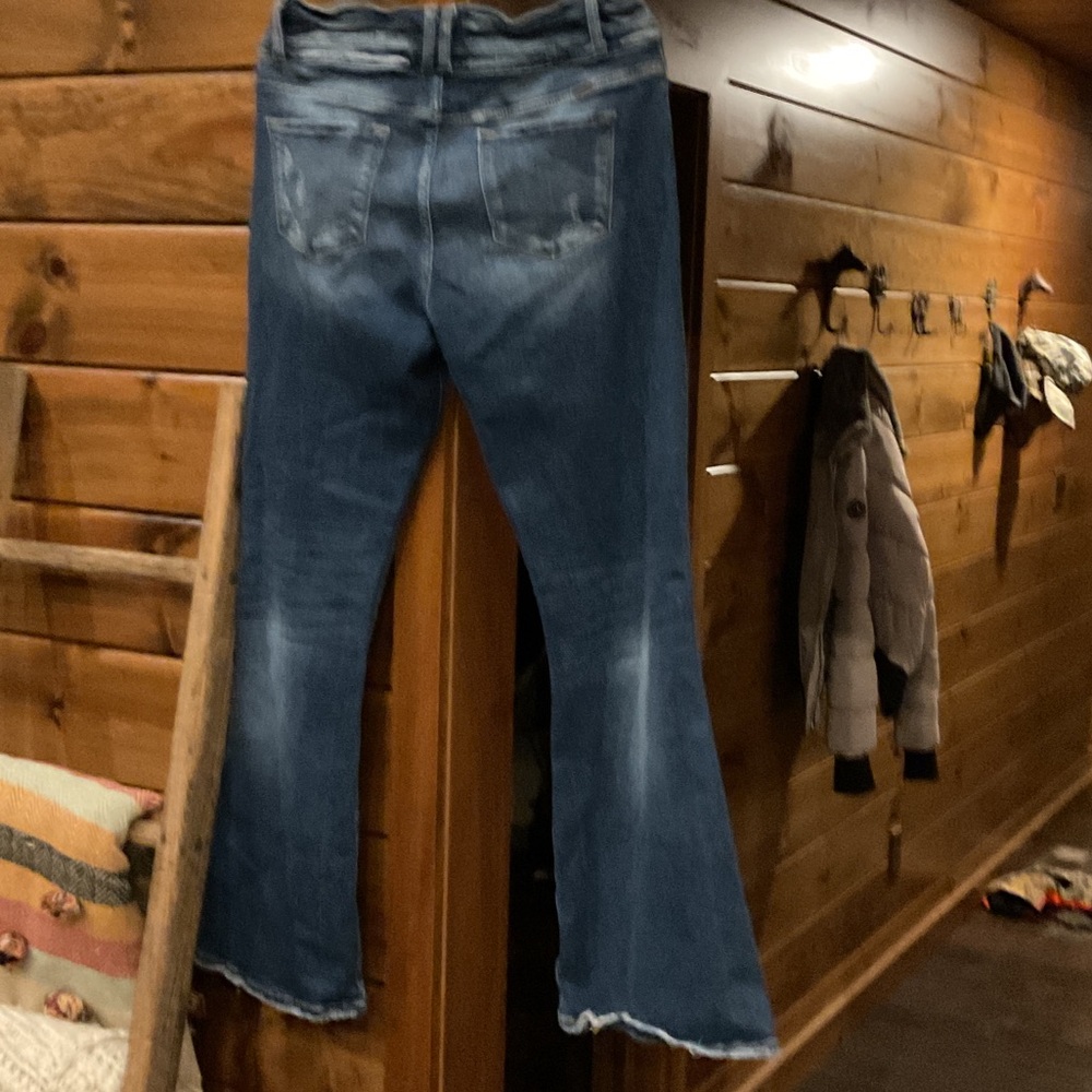 KanCan Dark Blue Flare Jeans - Picture 10 of 16